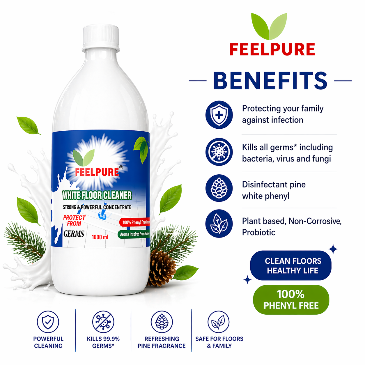 Floor Cleaner - White Phenyl